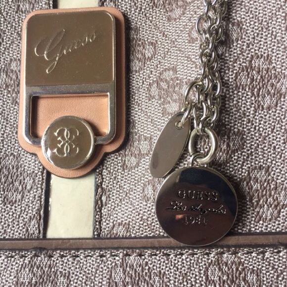 Guess printed crossbody bag SATCHEL handbag - Picture 2 of 4