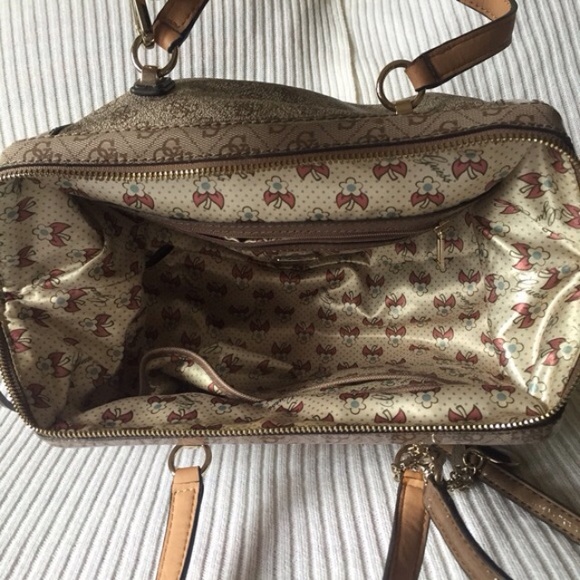 Guess printed crossbody bag SATCHEL handbag - Picture 3 of 4