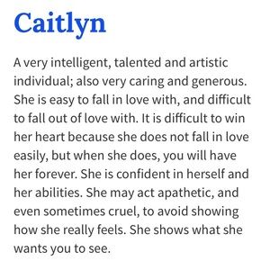 Meet your Posher, Caitlyn