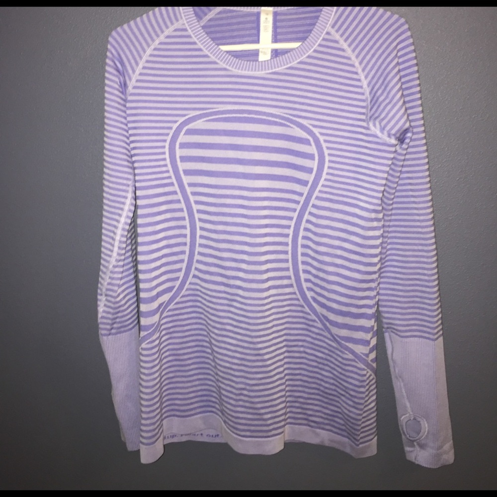 Lulu Lemon Size 10 run swiftly long sleeve shirt