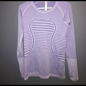 Lulu Lemon Size 10 run swiftly long sleeve shirt