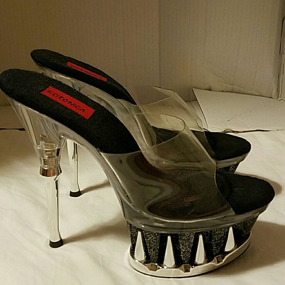 *SOLD* Kotonica "Diana" Black Silver Spikes 10/11