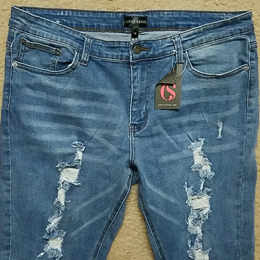 Curvy sense jeans