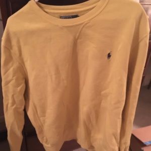 Yellow polo pullover