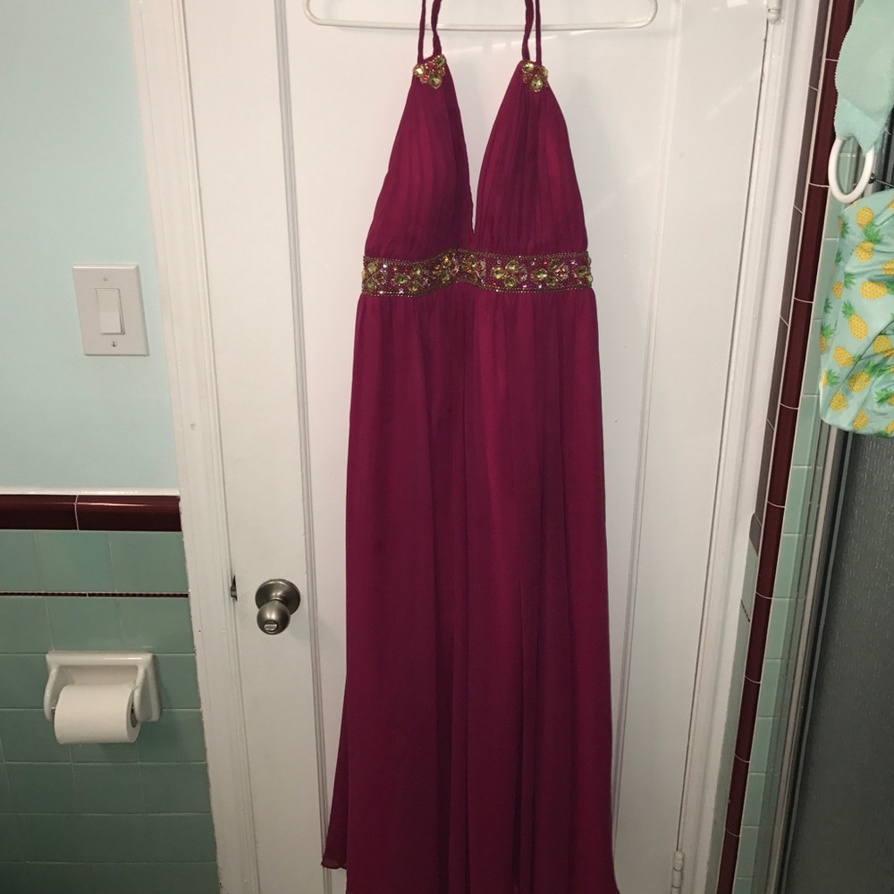 Fuchsia Prom Dress