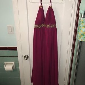 Fuchsia Prom Dress