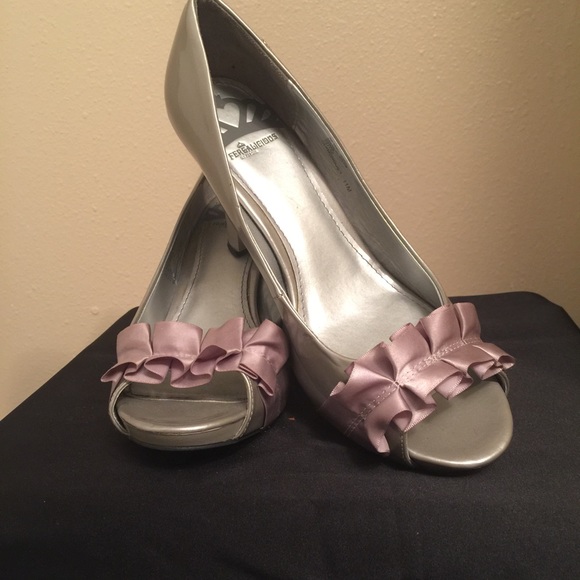 Fergalicious Shoes - Silver heels