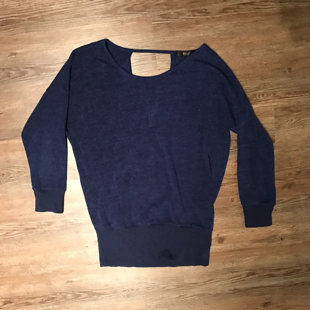 Open Back Sweater