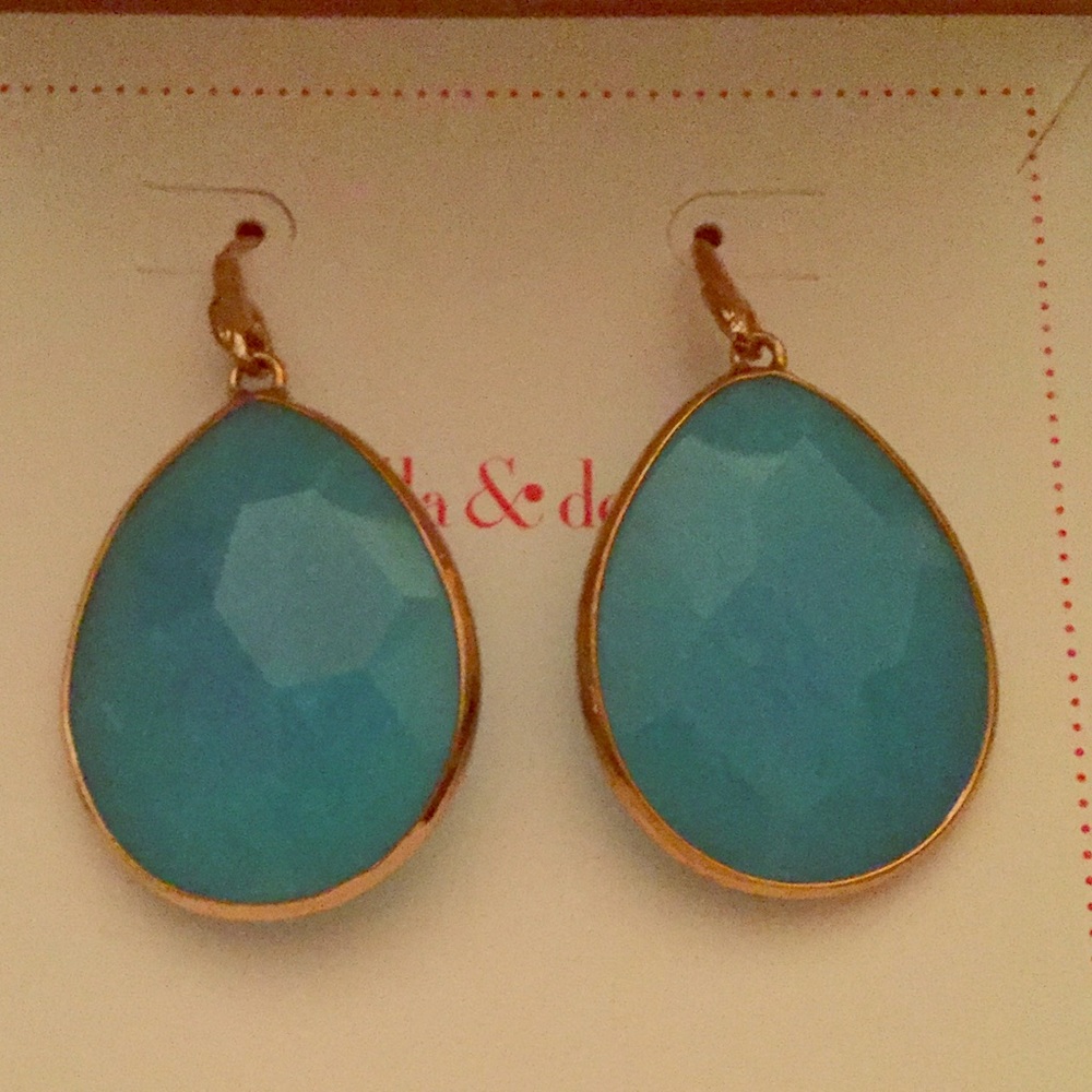 Stella & Dot Turquoise Drop earrings