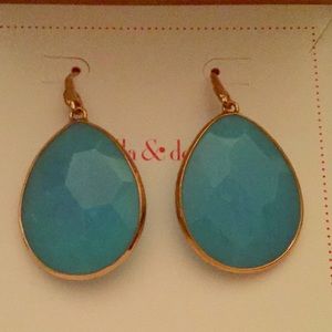 Stella & Dot Turquoise Drop earrings