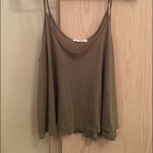 Lush forest green tank