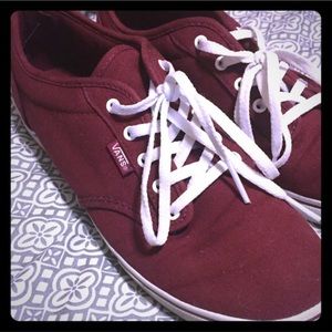 Practically new maroon vans