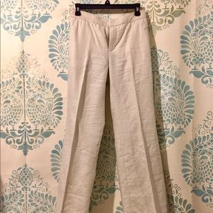 Old Navy - Natural Linen Slacks