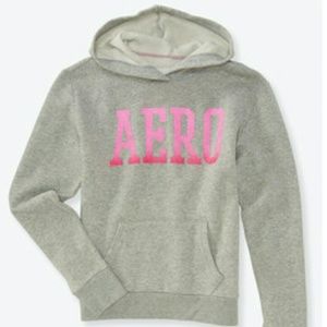 AERO PINK OMBRE SPARKLE HOODIE (sz. L)