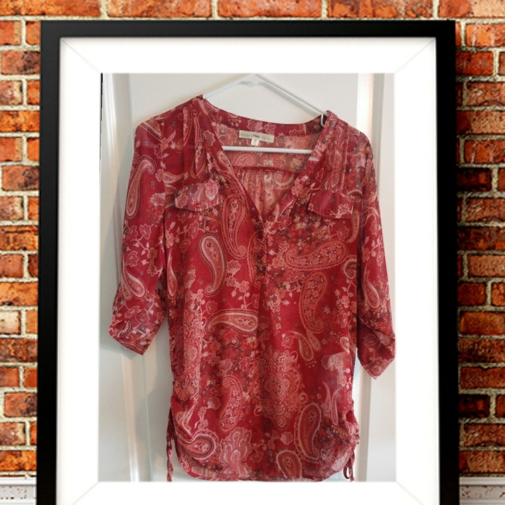 Paisley Chiffon blouse