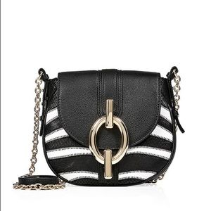 Diane Von Furstenberg Sutra Mini Crossbody Zebra
