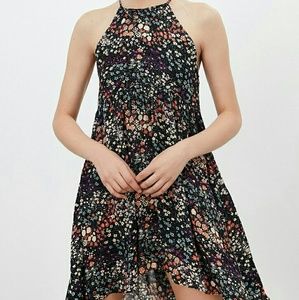 Urban Outfitters Halter High-Low Floral Dress