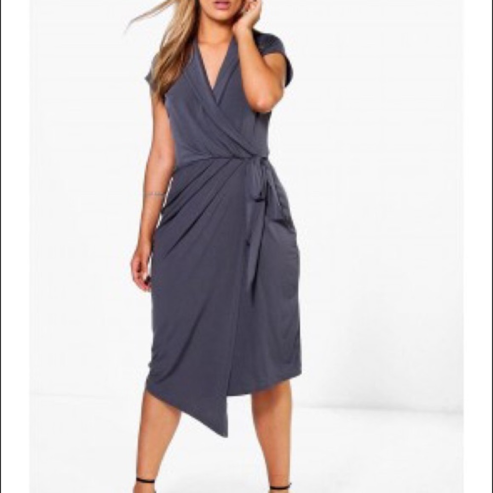 NWT Nicole Wrap Front Dress