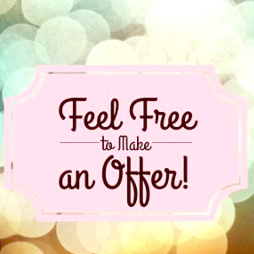 Reasonable offers welcome!