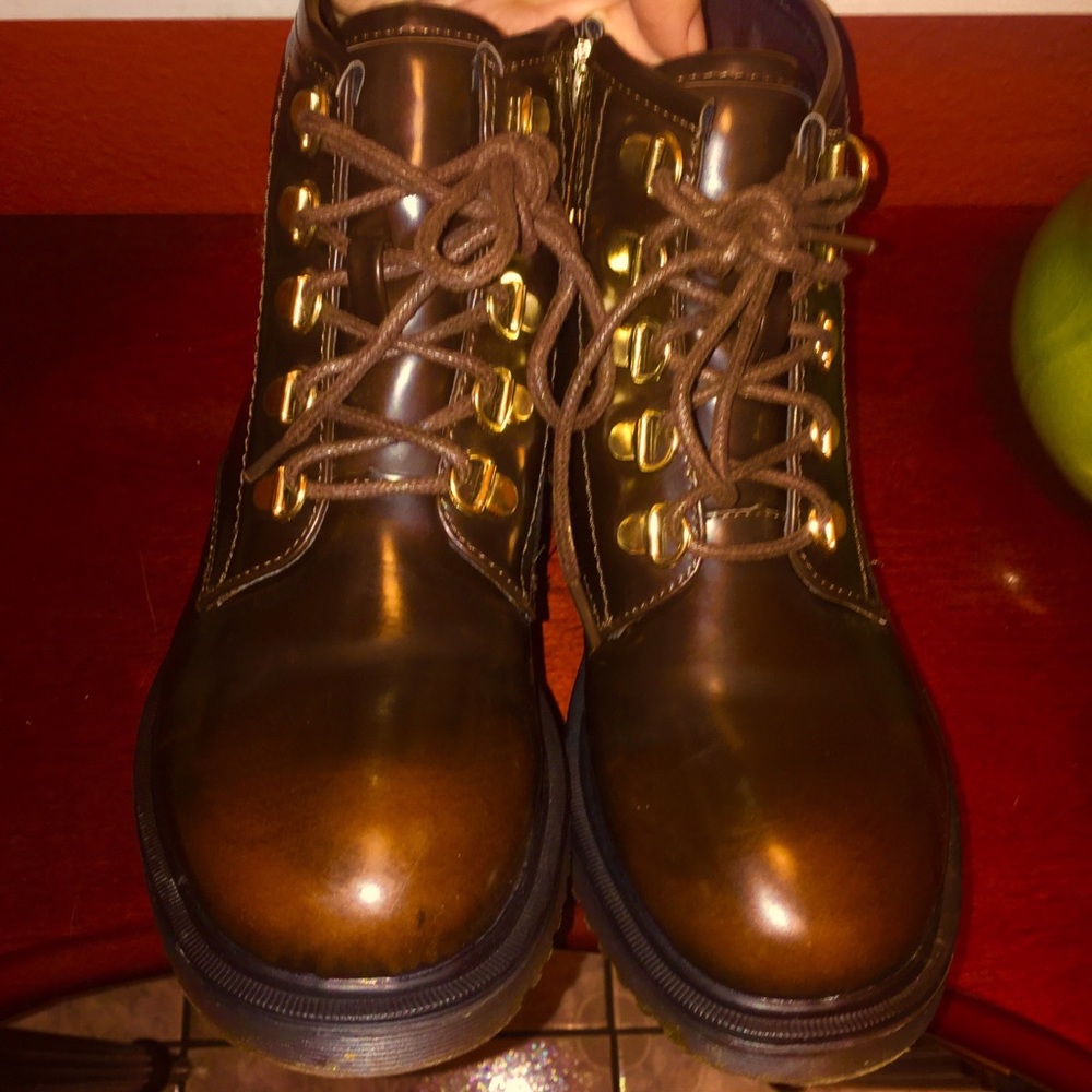 Brown Doc Martins