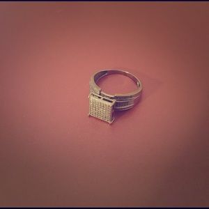 10k diamond engagement ring