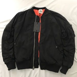 NWT UNIF sling bomber jacket size small