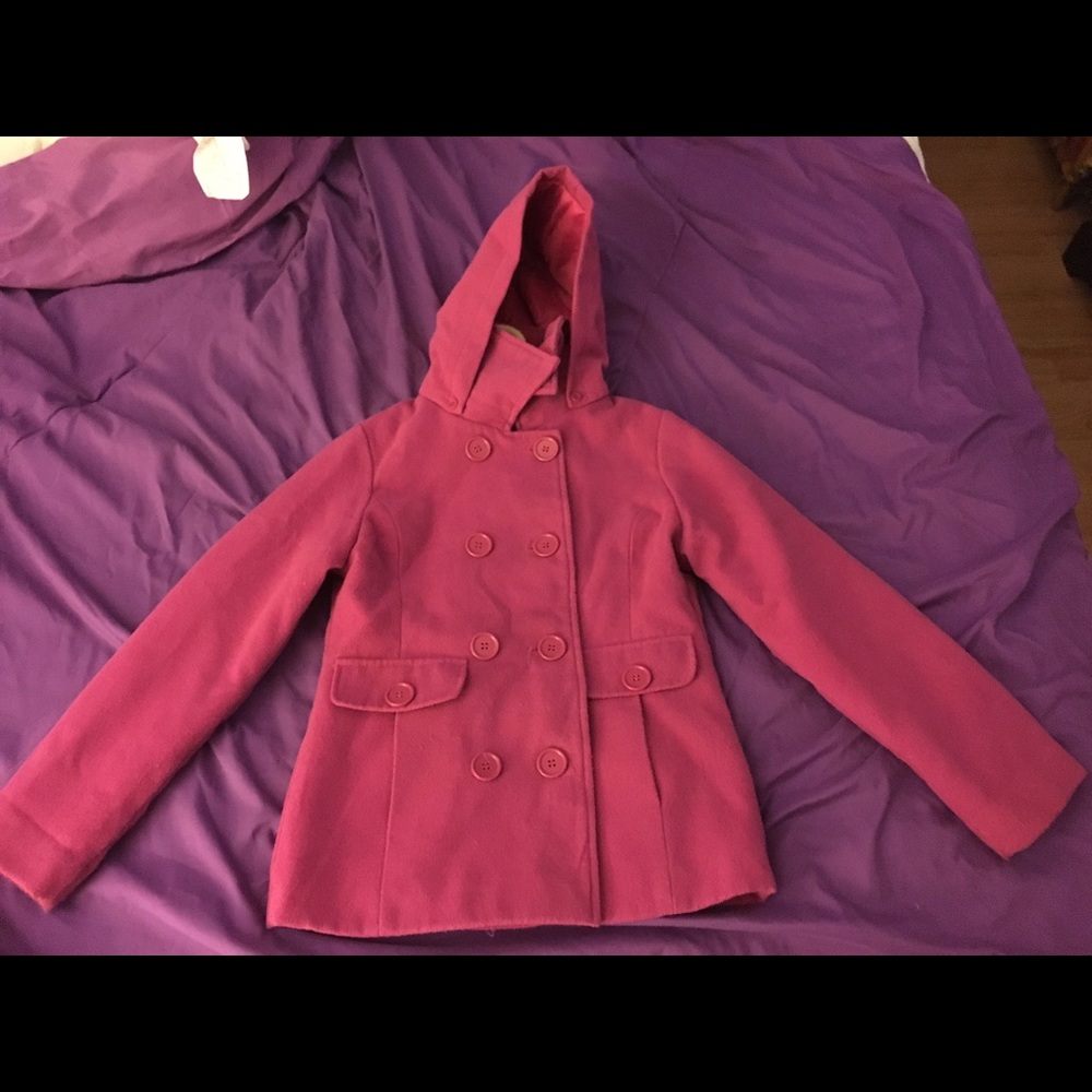 Peacoat for girls large 12.