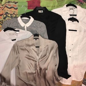 Bundle of 6 Blouses--J.Crew/LOFT/Express/Chicos