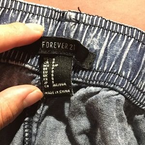 Forever 21 distressed jogger jeans