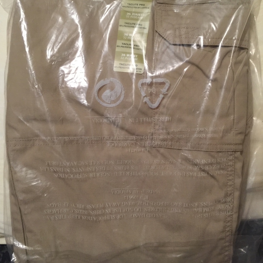 5.11 tactical pro tan TDU law enforcement pants.