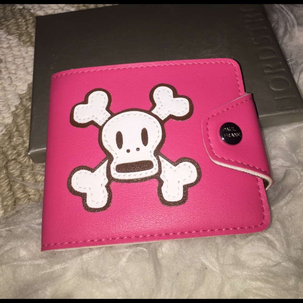 Paul Frank Skull Wallet (Hot Pink)