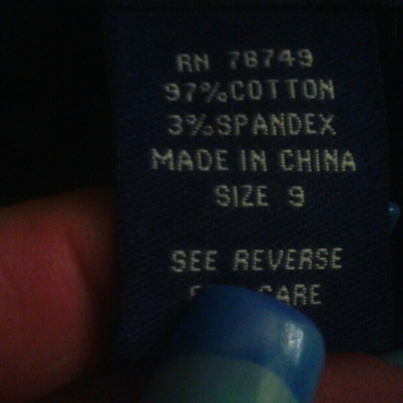 Blue Asphalt Shorts size 9 - Picture 4 of 4