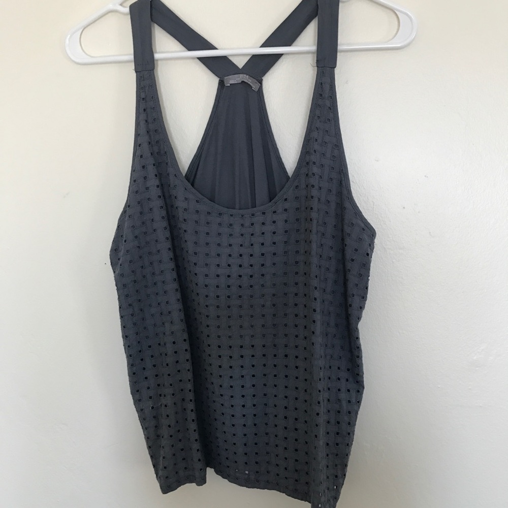 Zara sea blue tank ✨