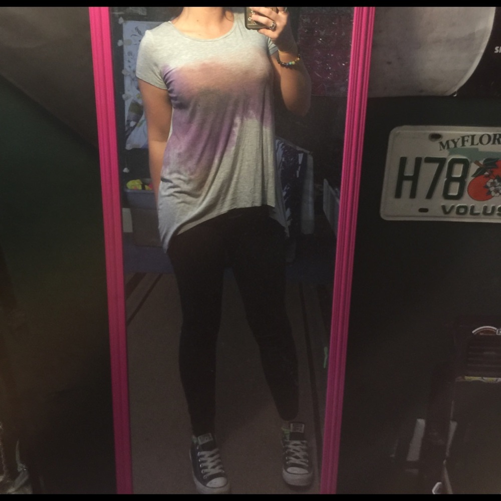 NWT American eagle high/low tee sz S