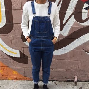 American apparel denim femme overalls
