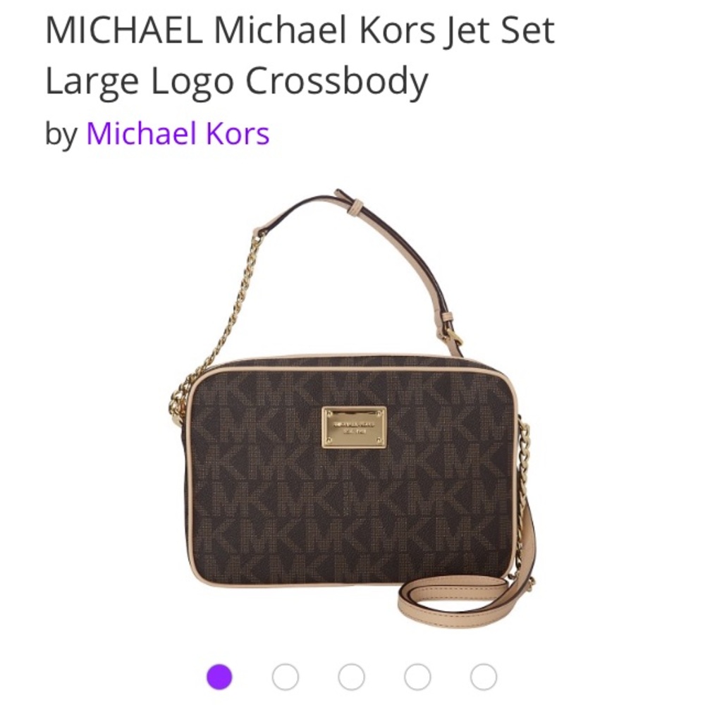 🚫SOLD🚫 Michael Kors Jet Set Large Logo Crossbody