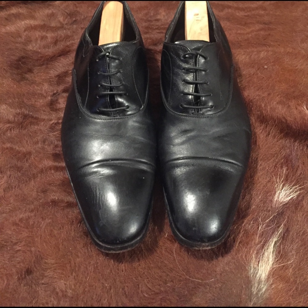 Prada Classic Men's Cap-Toe Loafer, BLK sz.42
