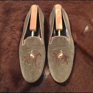 Purple Label Ralph Lauren Velvet Slipper sz10.5