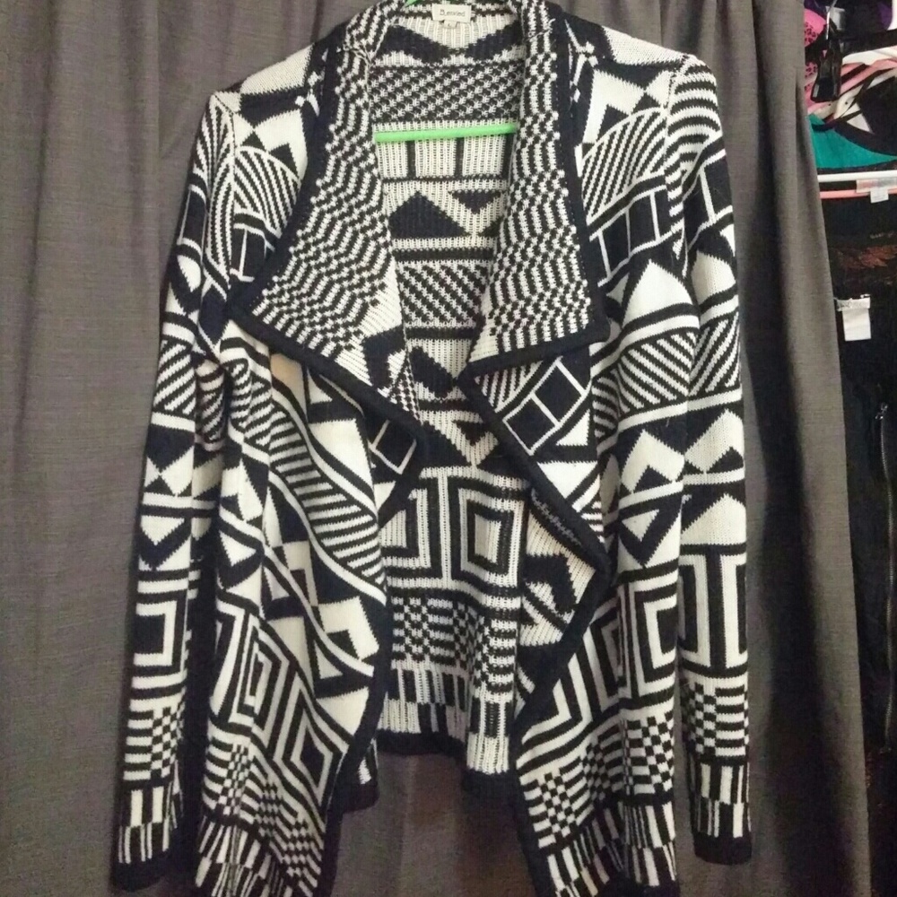 Aztec print sweater
