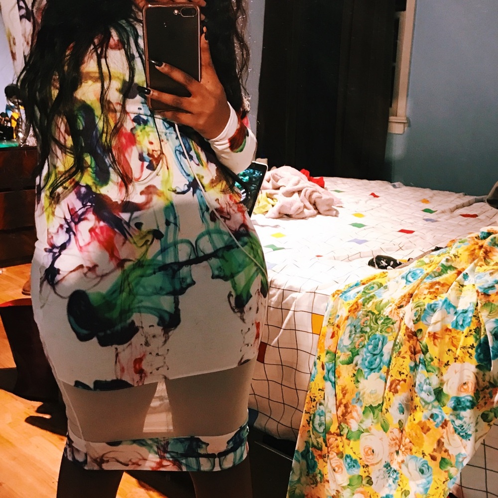 Asos Bodycon mesh dress