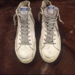 Golden Goose Men's White Hi-Top Francy sz44