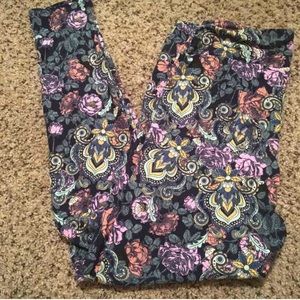 Lularoe tc floral leggings