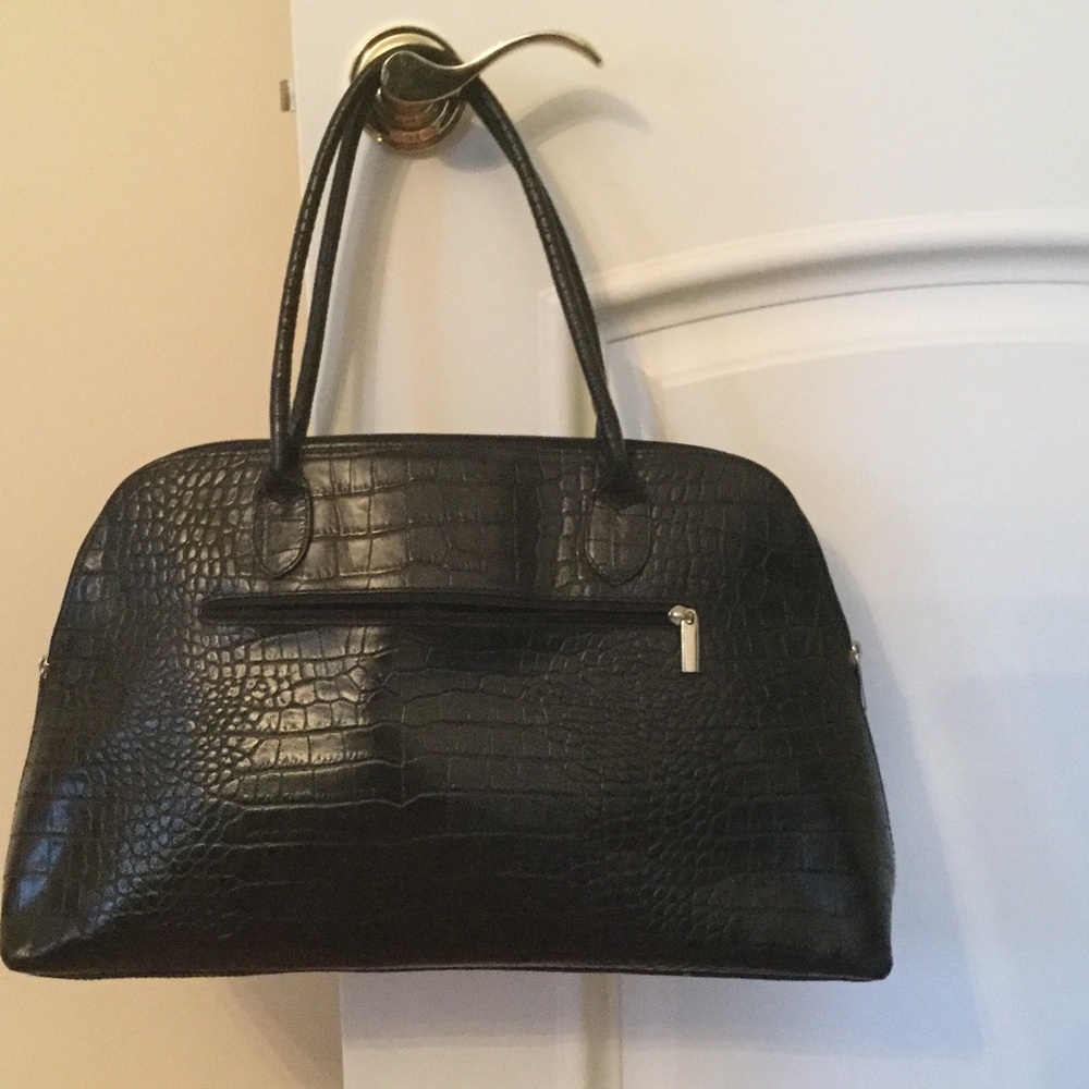 EUC Black Leather Handbag