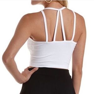Caged Back Crop Top • M