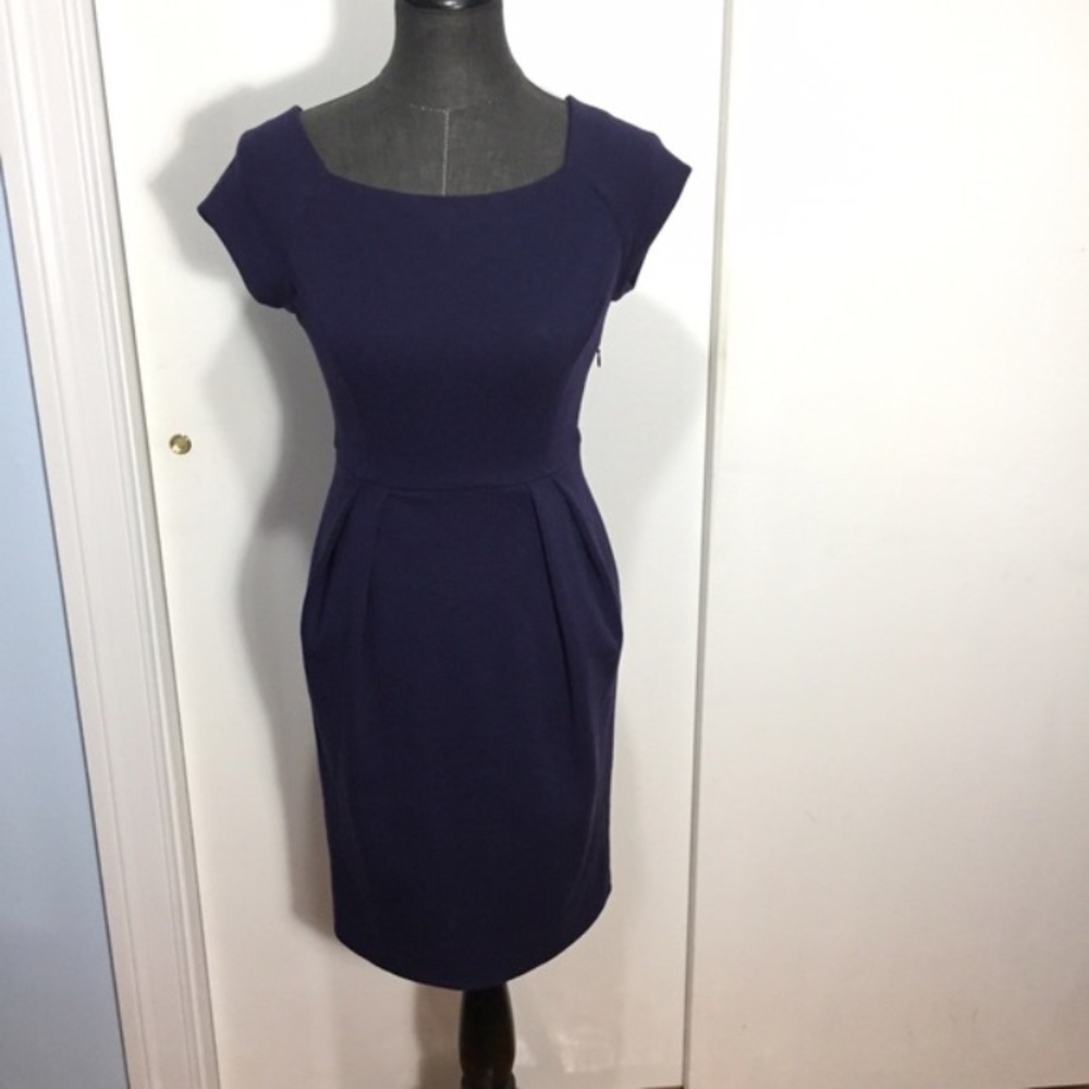 Diane Von Furstenberg Purple Stretchy Dress Size 4
