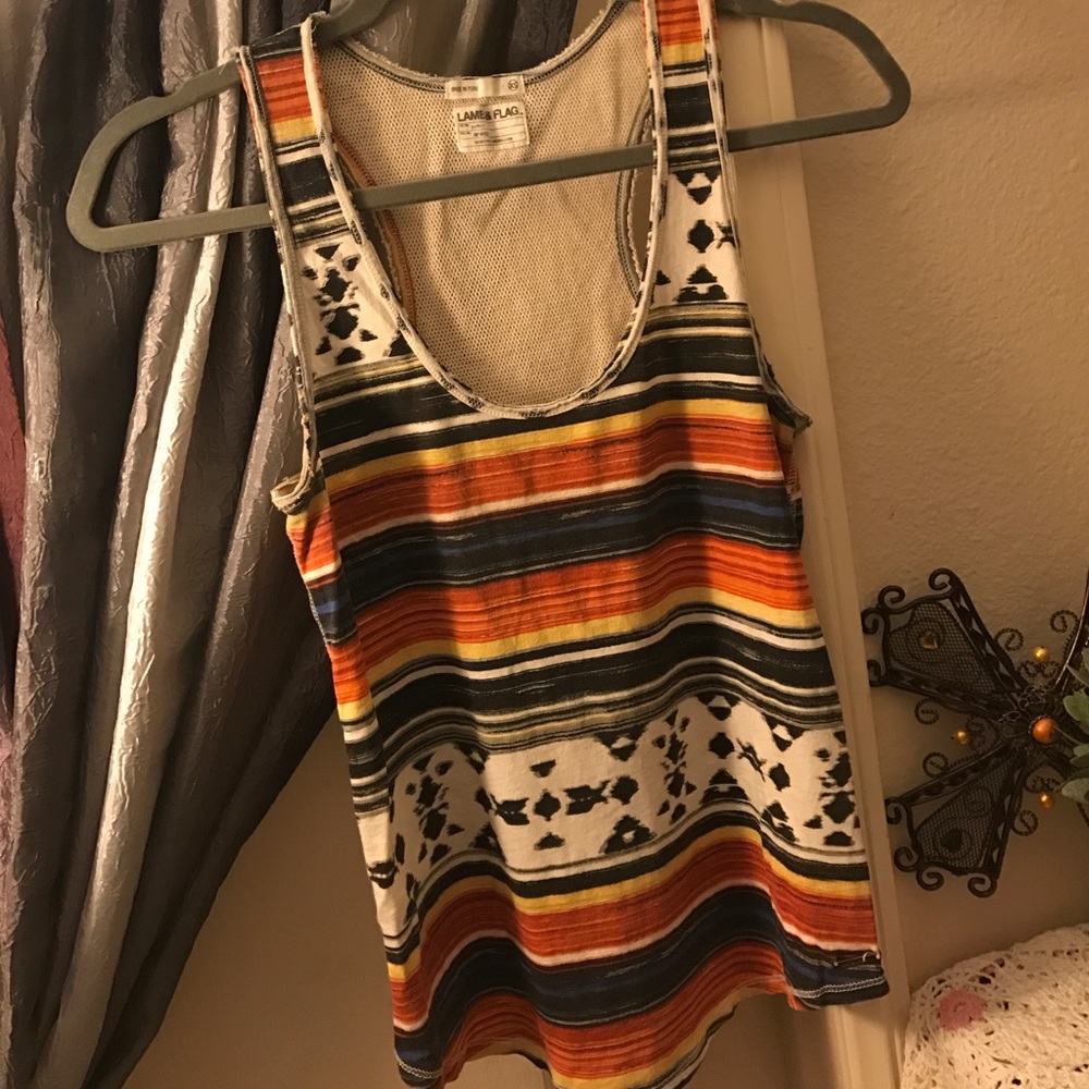 😍NWOT Lamb & Flag Tank❤️