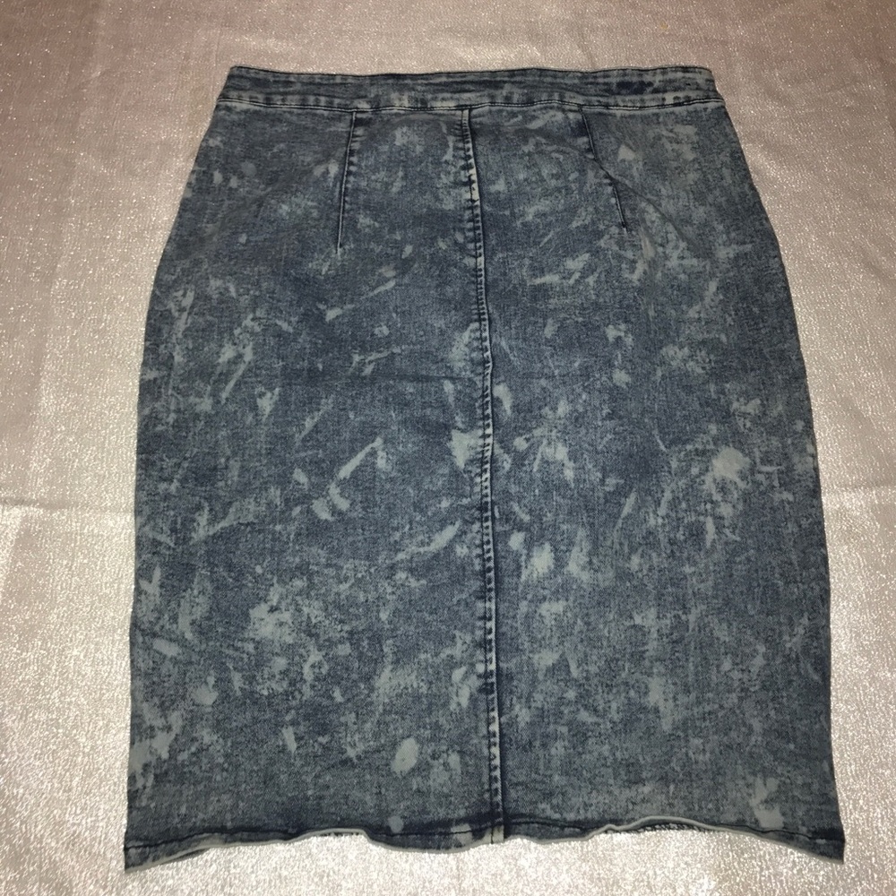 Denim Pencil Skirt