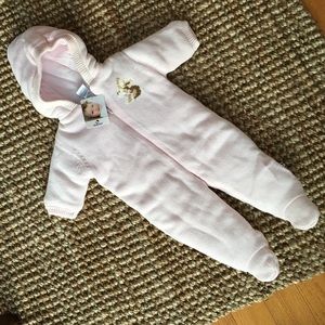 NWT Absorba sweater bunny pram