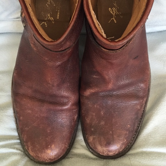 Frye boots --- Phillips Harness style.