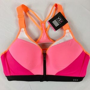 NEW Victoria's Secret VSX Front Close Sport Bra